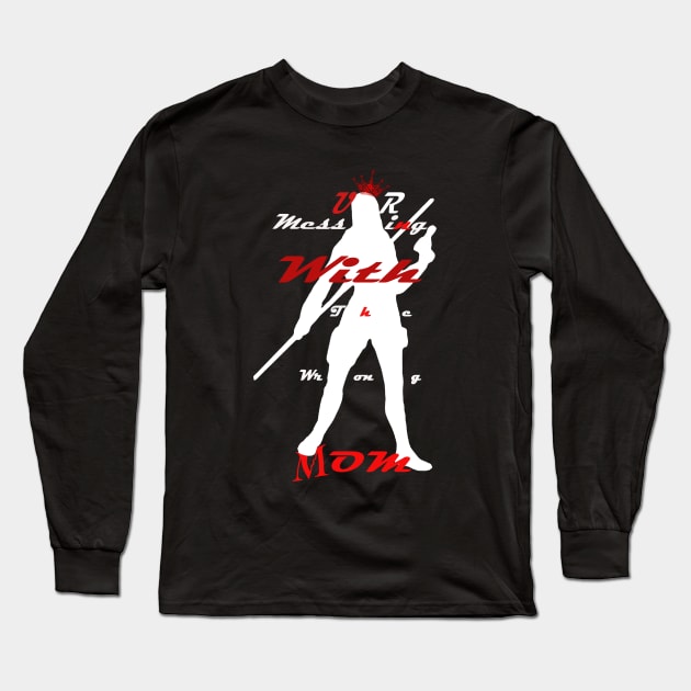 Super mom - Black widow style Long Sleeve T-Shirt by G.S.Joe